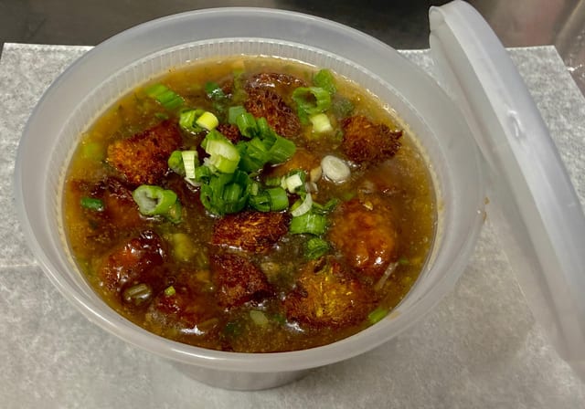 Veg Manchow Soup.