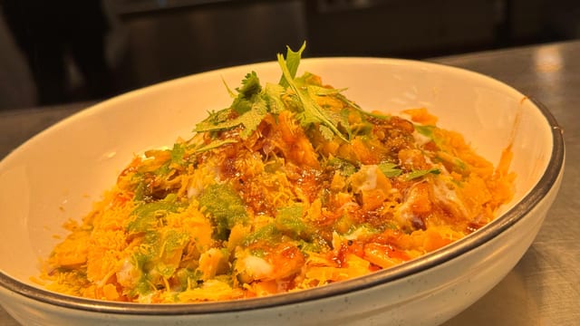 Samosa Chaat.