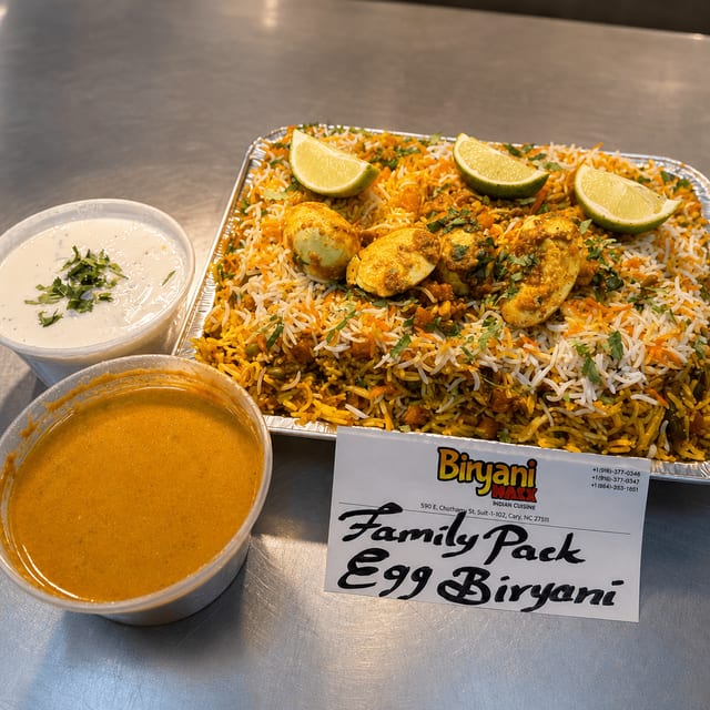 Egg Biryani.