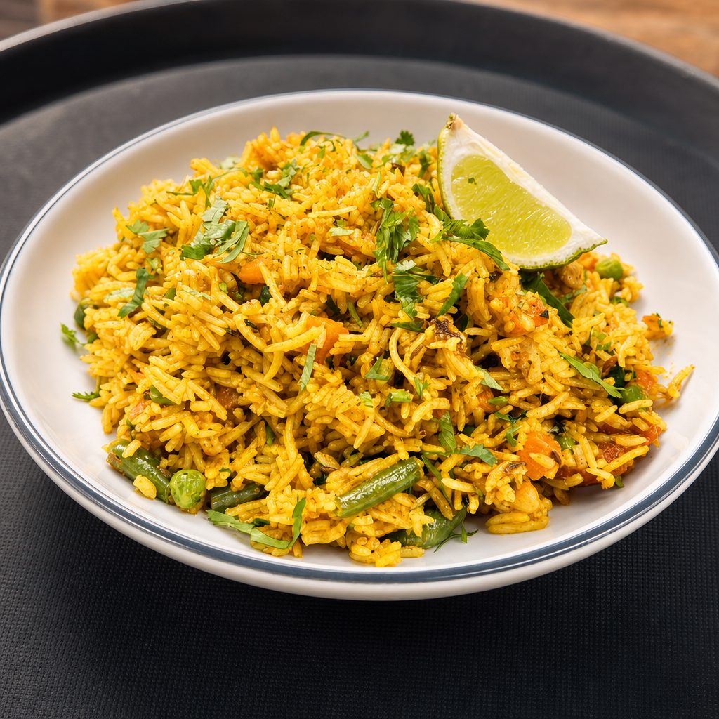 Tawa Bombay Veg Pulao.