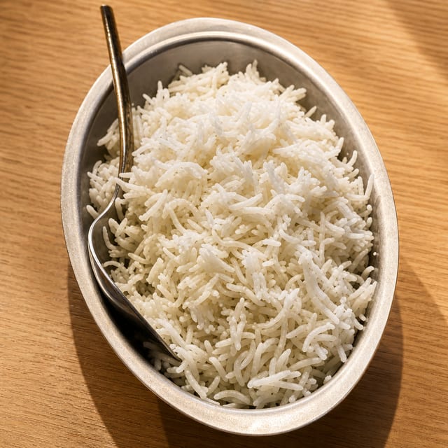 Plain Rice (Vegan).