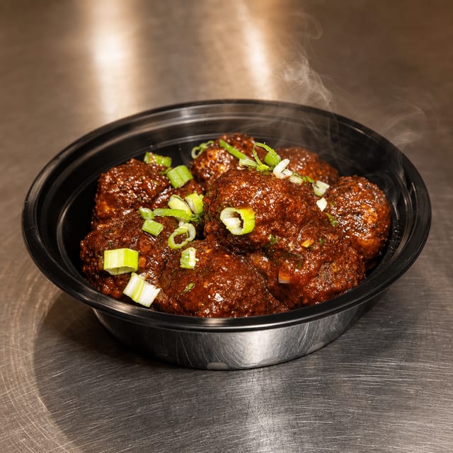 Veg Manchurian.