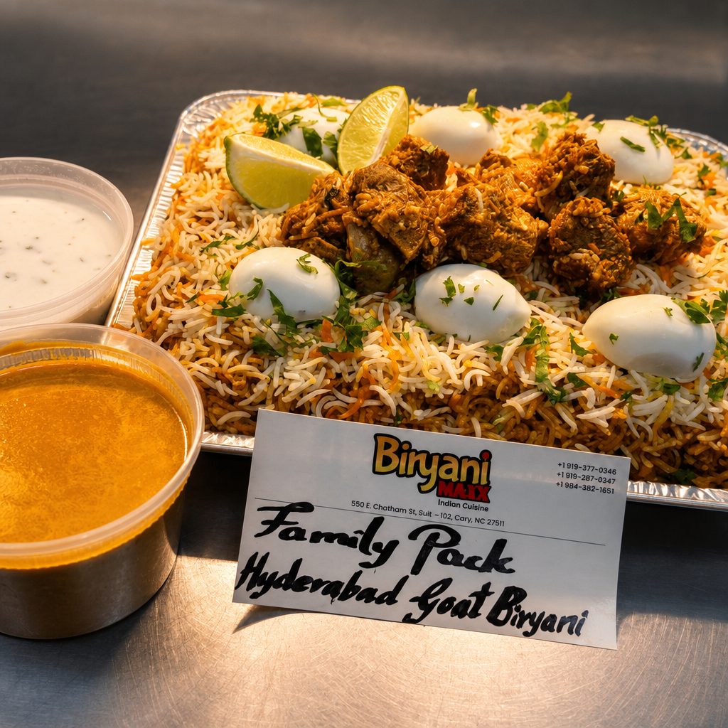 Goat Biryani.