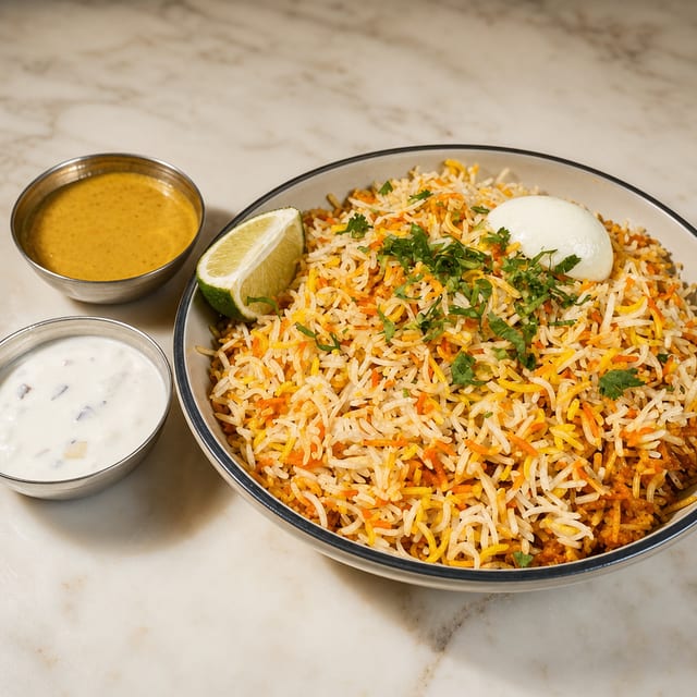 Egg Biryani.