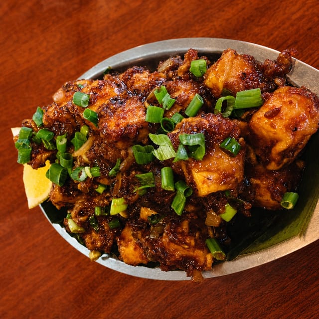Paneer Manchurian.