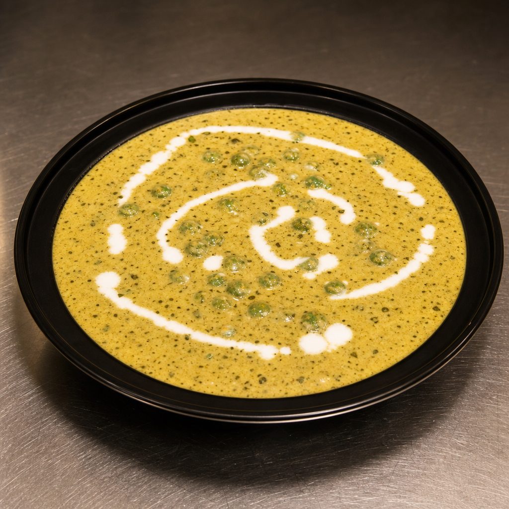 Methi malai matar.