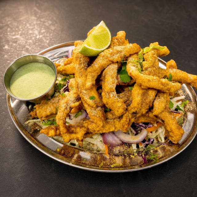 Fish pakoda.