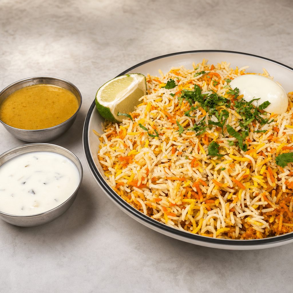 Tawa Lamb Biryani.